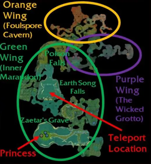 maraudon wings map